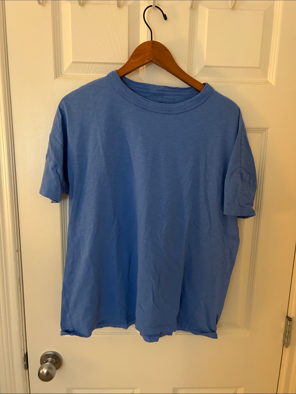 aerie Women’s Short Sleeve Crew Tee in Blue